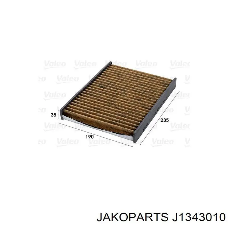 Filtro de polen Jakoparts J1343010