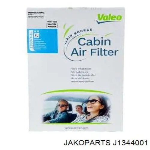 Filtro de polen Jakoparts J1344001