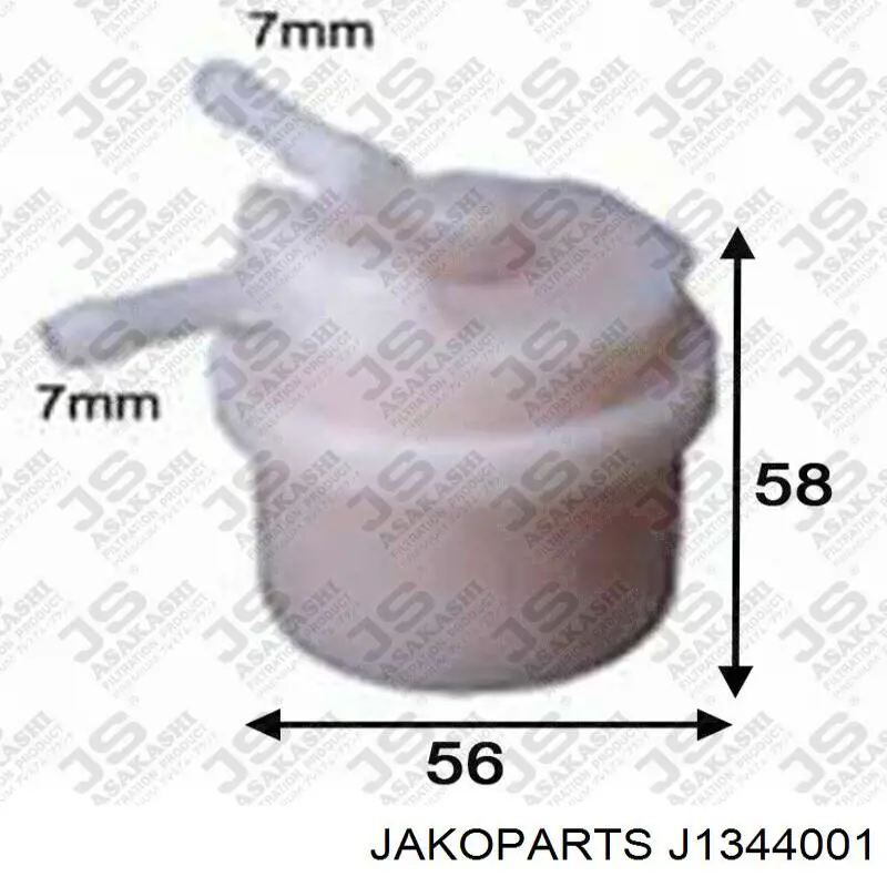 Comprar J1344001 Jakoparts Filtro de aire del habitáculo