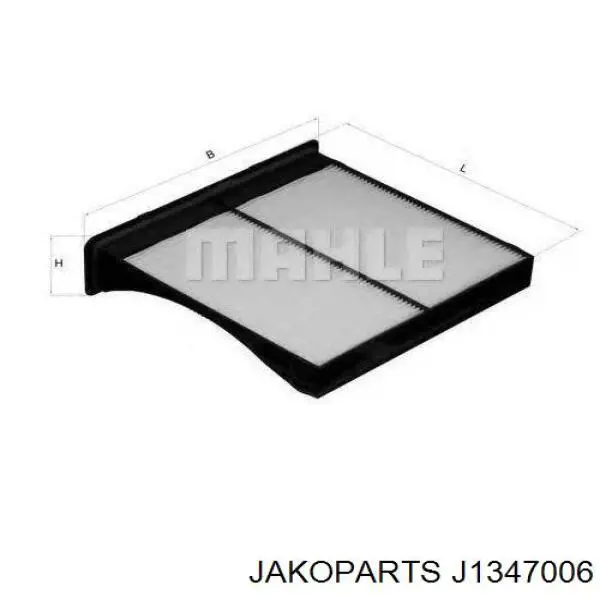 Comprar J1347006 Jakoparts Filtro de aire del habitáculo