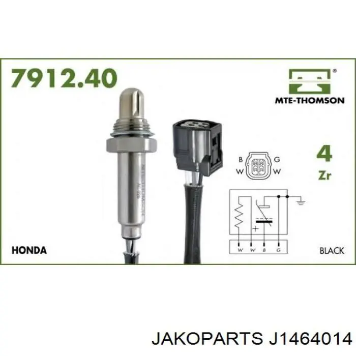 Sensor de oxígeno previo al catalizador Jakoparts J1464014