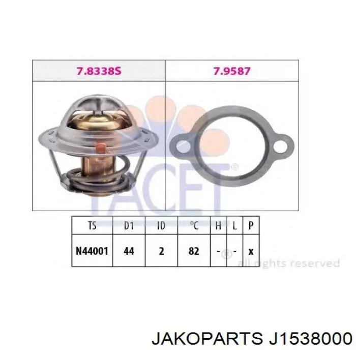 Termostato 352317100270 Magneti Marelli