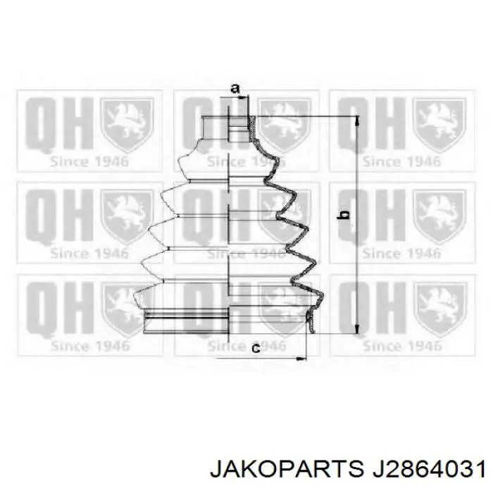 Fuelle de palier delantero exterior C92411HC3A Nissan/Infiniti