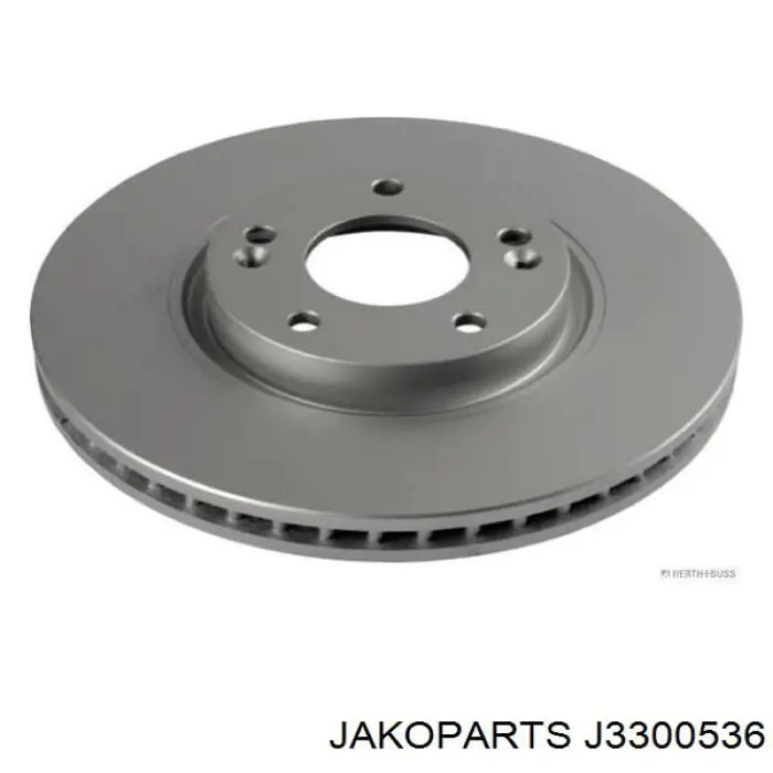 J3300536 Jakoparts disco de freno delantero