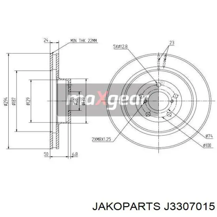 Freno de disco delantero Subaru Impreza 1 GC