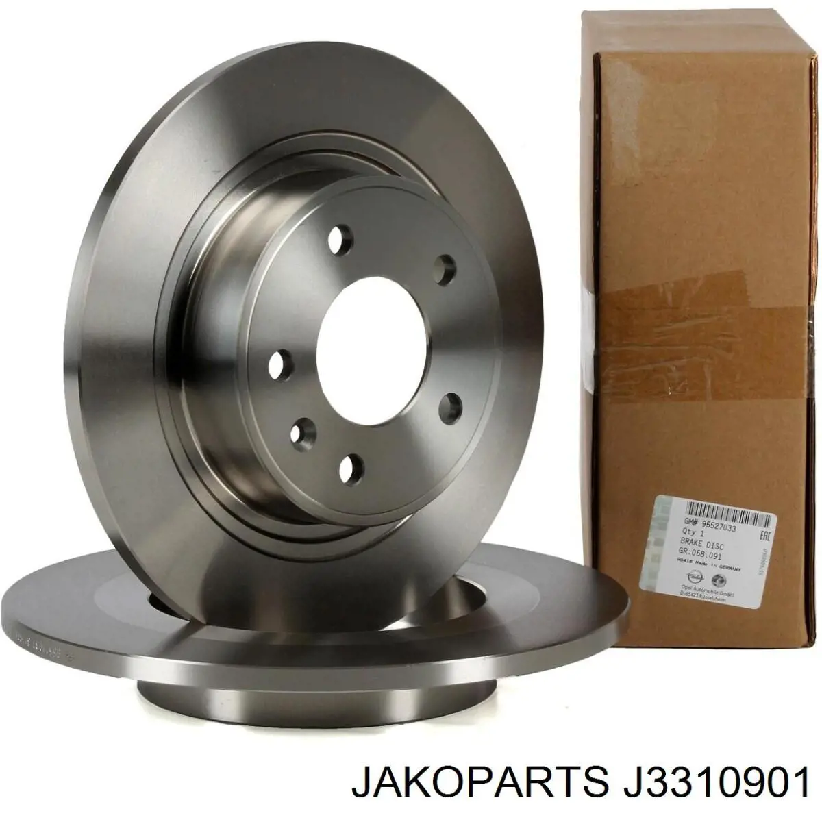 J3310901 Jakoparts Freno de disco trasero