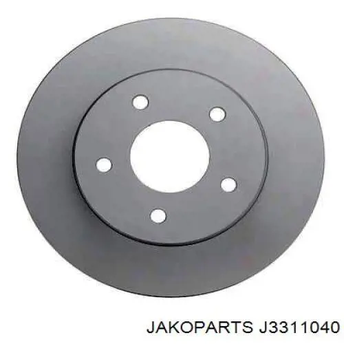 Disco de freno trasero DP156C Japan Parts