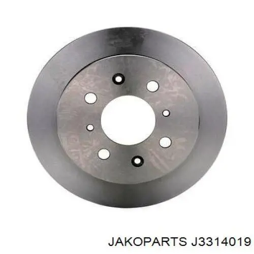 Disco de freno trasero J3314019 Jakoparts