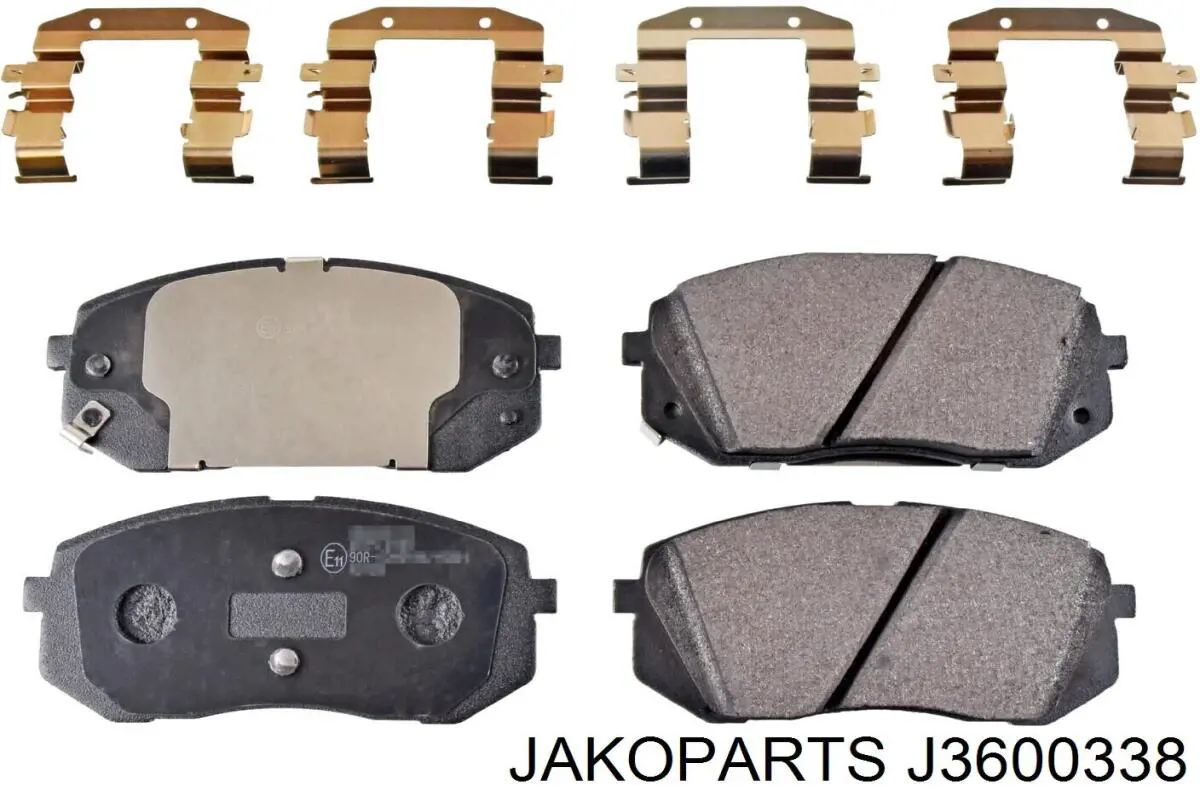 Pastillas freno delanteras Jakoparts J3600338 precio, desde 34,55 EUR