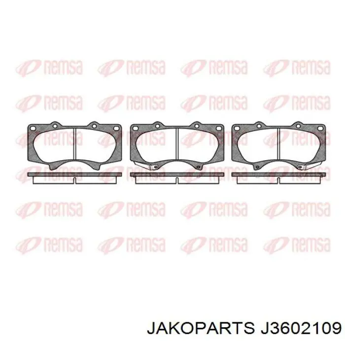 Pastillas freno delanteras Jakoparts J3602109 precio, desde 26,71 EUR