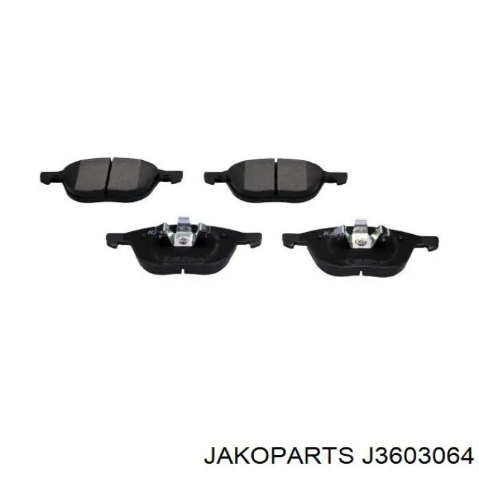 Pastillas de freno J3603064 Jakoparts