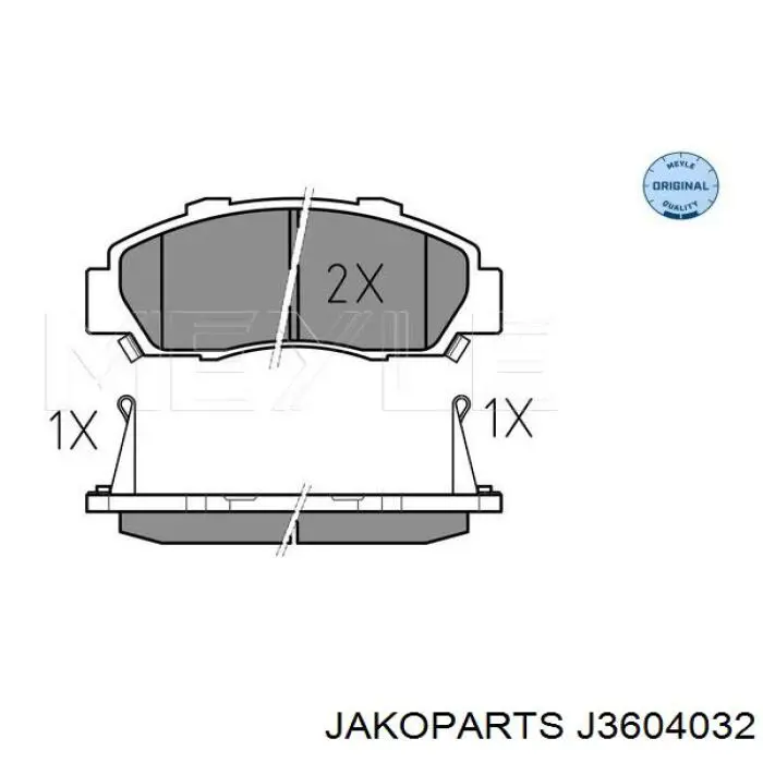 Pastillas de freno delanteras Honda CR-V 1 RD