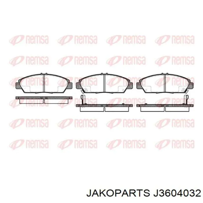 Pastillas de freno delanteras Honda CR-V 1 RD