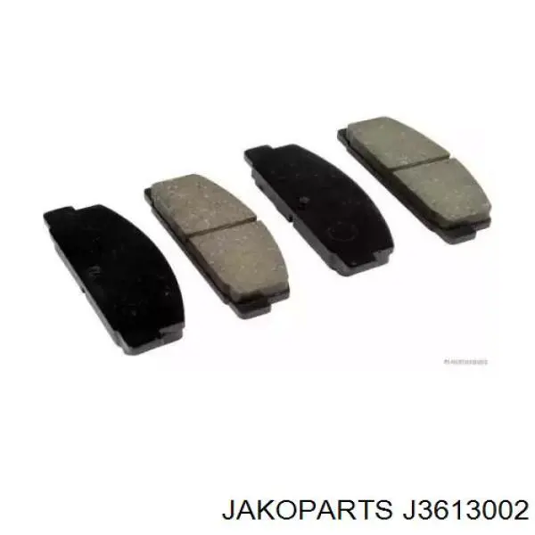 Comprar J3613002 Jakoparts Pastillas de freno traseras