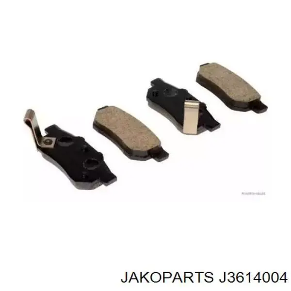 Pastillas traseras de freno Jakoparts J3614004 precio, desde 18,45 EUR
