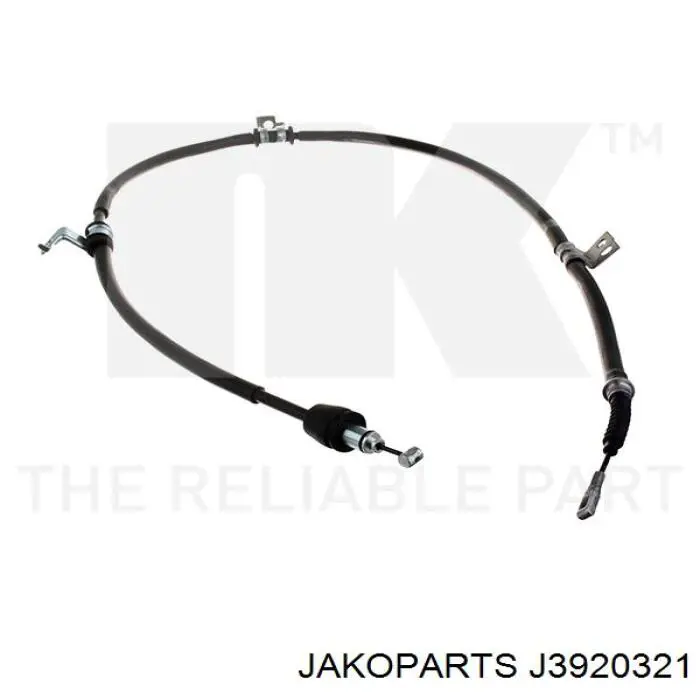 J3920321 Jakoparts cable de freno de mano trasero izquierdo