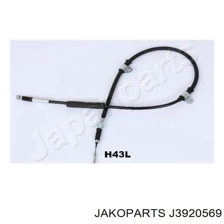 J3920569 Jakoparts cable de freno de mano trasero izquierdo
