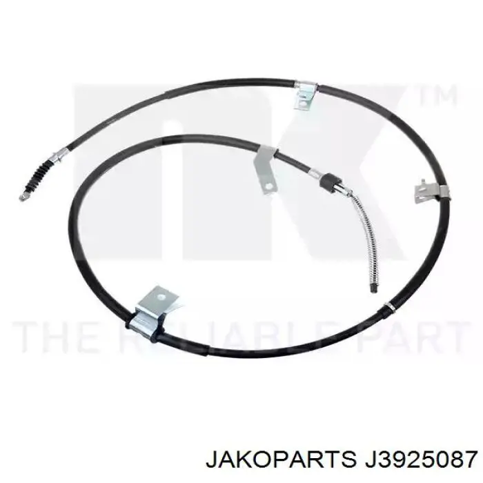 J3925087 Jakoparts cable de freno de mano trasero izquierdo