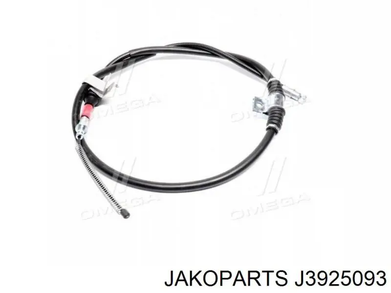 J3925093 Jakoparts cable de freno de mano trasero izquierdo