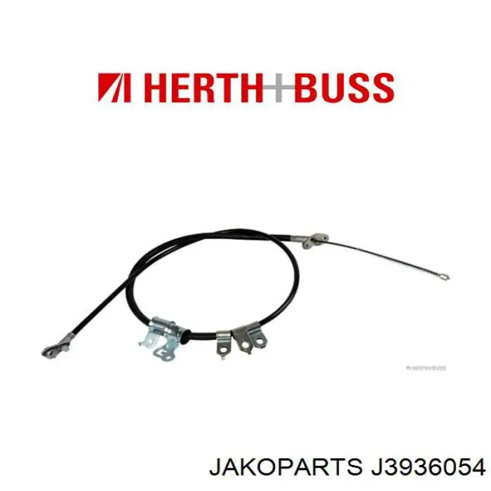 J3936054 Jakoparts Cable de freno de mano trasero derecho