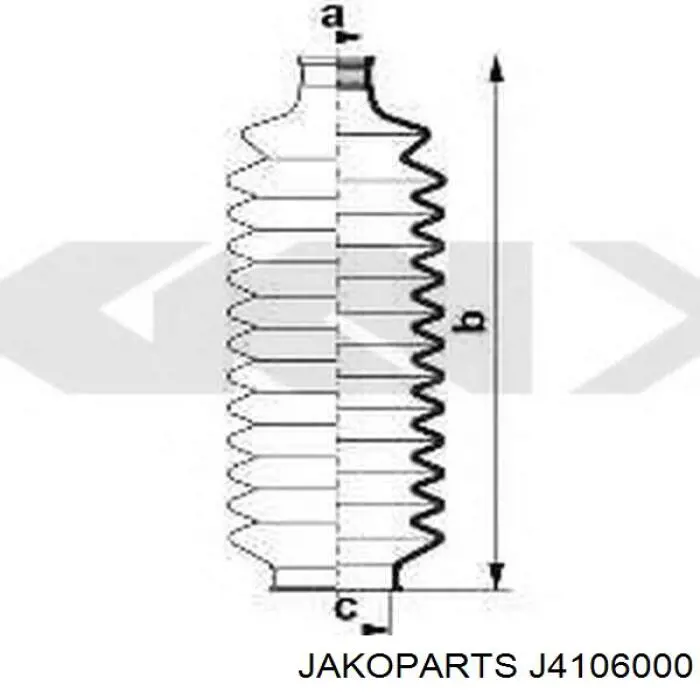 Guardapolvo dirección para Daihatsu Terios I J100, J102, J122