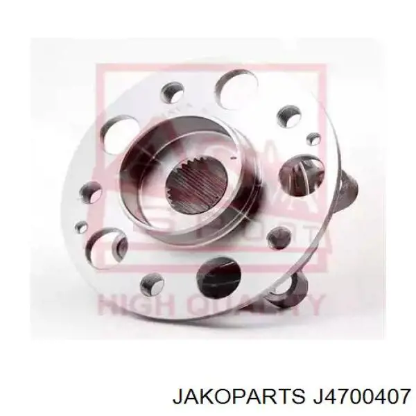 Cubo de rueda delantero JAKOPARTS J4700407