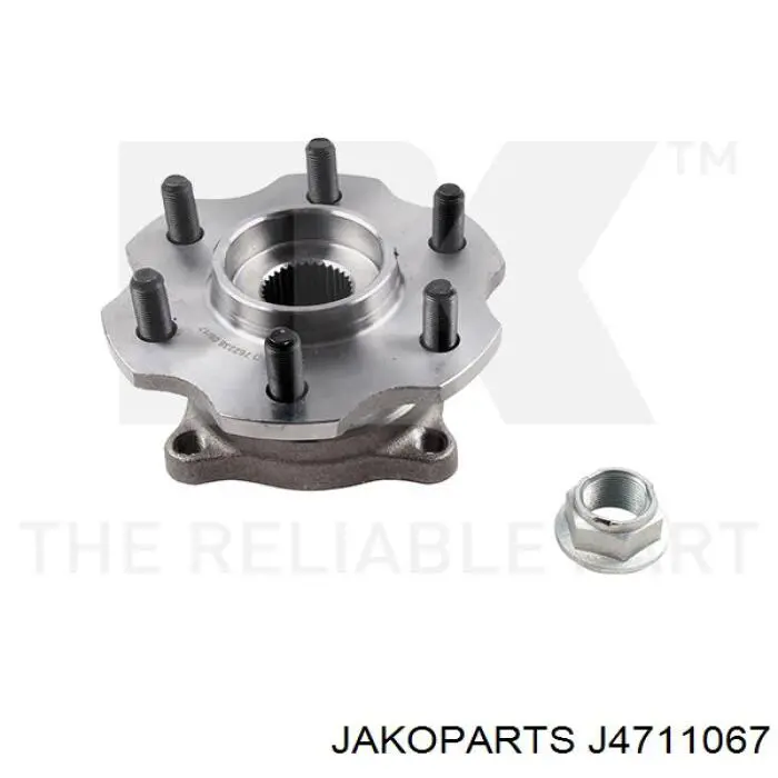 Comprar J4711067 Jakoparts Cubo de rueda, Eje trasero