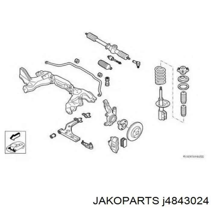 Barra de acoplamiento Mazda 323 BG