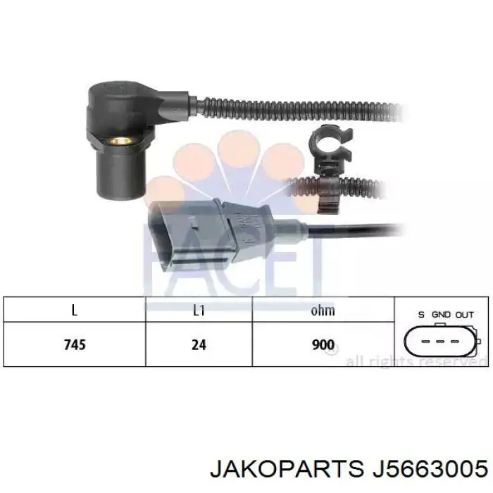 KL0118221 Mazda Sensor de posición del cigüeñal