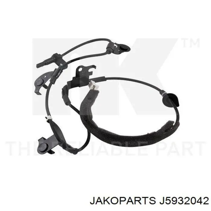 J5932042 Jakoparts sensor abs trasero derecho