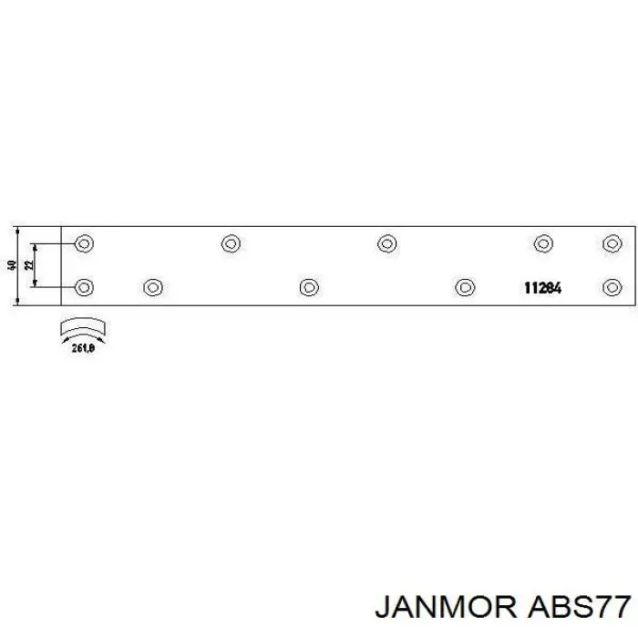 ABS77 Janmor juego de cables de encendido