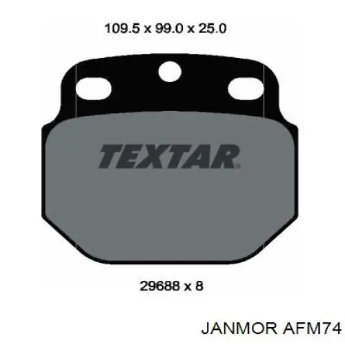 AFM74 Janmor juego de cables de encendido