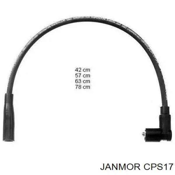 CPS17 Janmor juego de cables de encendido