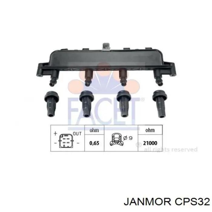 CPS32 Janmor bobina de encendido