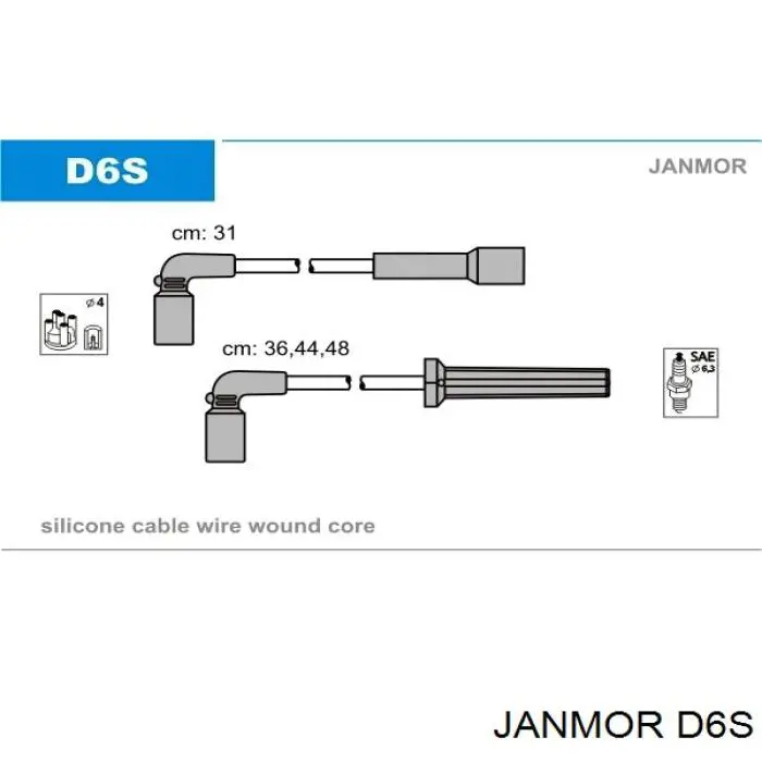 Juego de cables de bujias Janmor D6S precio, desde 25,98 EUR