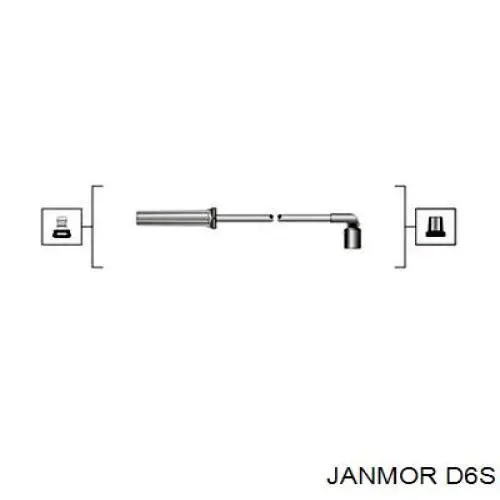 Comprar D6S Janmor Cable de bujía