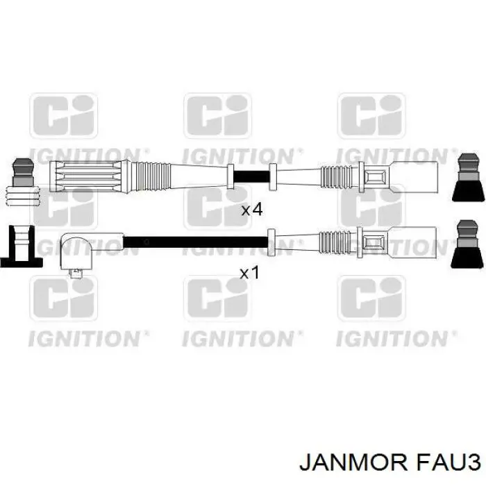 FAU3 Janmor Cables de alta tensión, juego