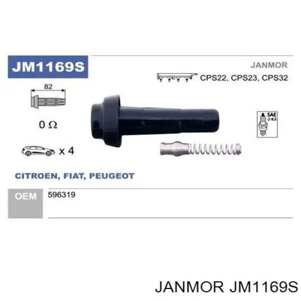 Comprar JM1169S Janmor Terminal de bujía