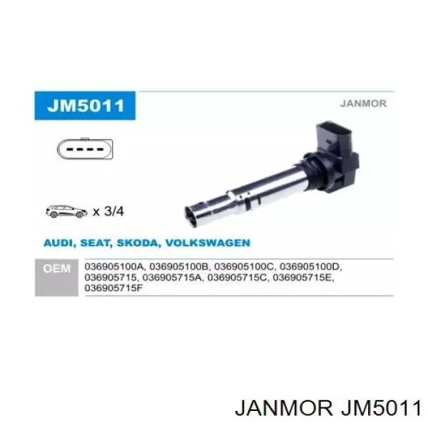JM5011 Janmor bobina
