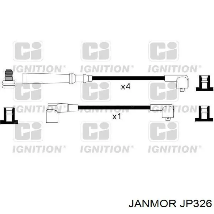 JP326 Janmor juego de cables de encendido