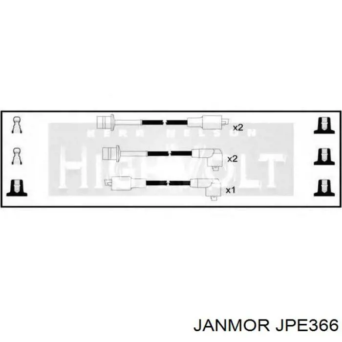 JPE366 Janmor juego de cables de encendido