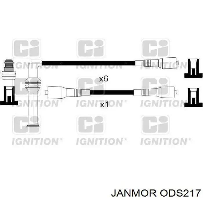 ODS217 Janmor juego de cables de encendido