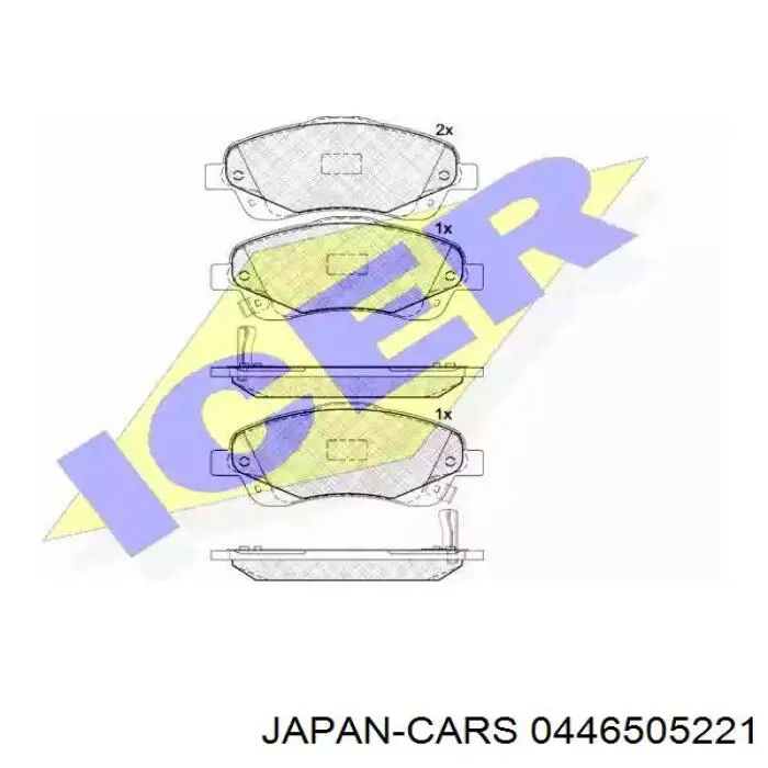 Pastillas de freno delanteras Toyota Corolla R10