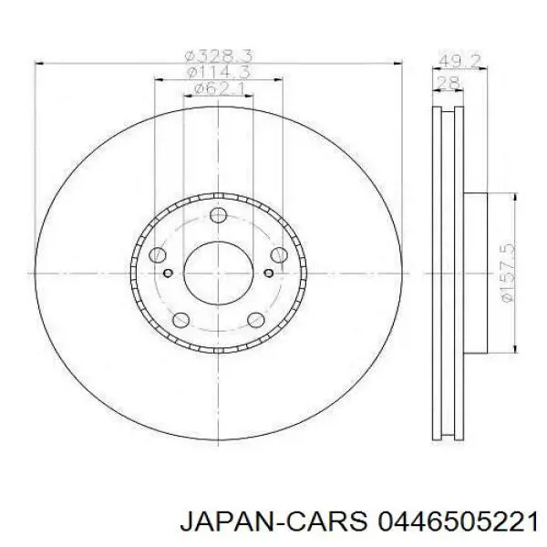 Pastillas de freno delanteras Toyota Corolla R10
