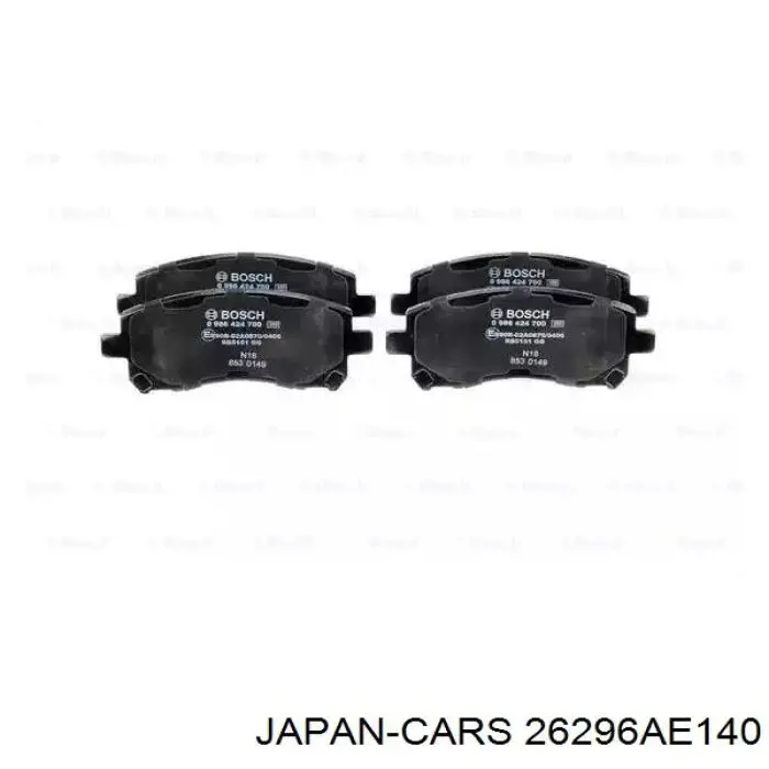 Pastillas de freno delanteras Subaru Legacy 3 BE, BH