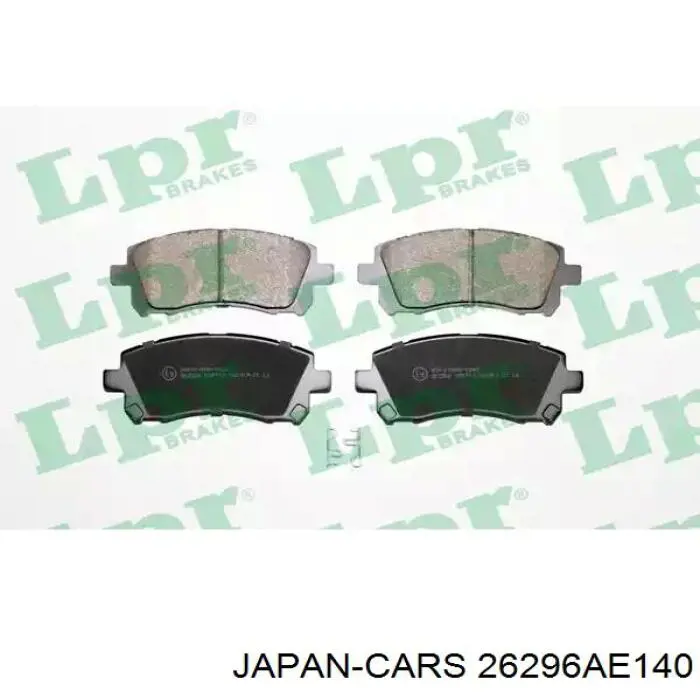 Pastillas de freno delanteras Subaru Legacy 3 BE, BH