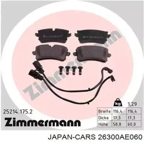 Freno de disco delantero Subaru Impreza 1 GC