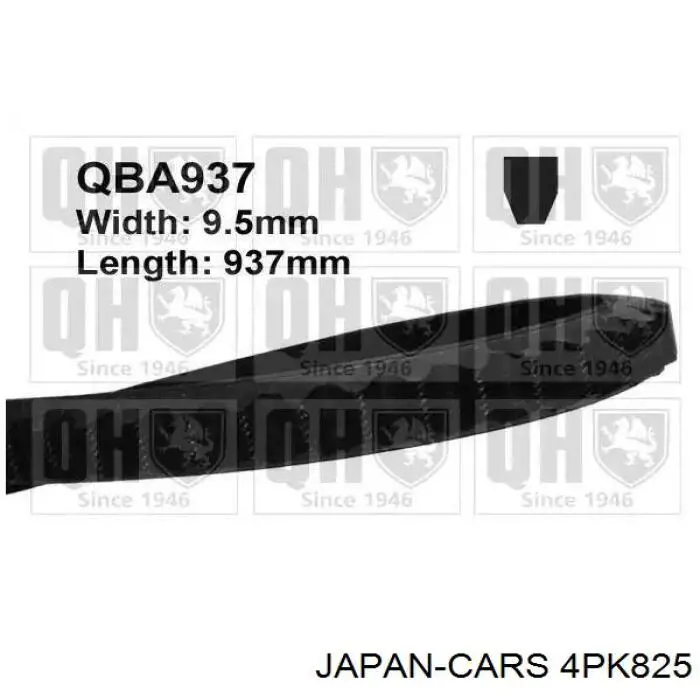 Correa trapezoidal Honda Civic 6 EJ9, EK3/4