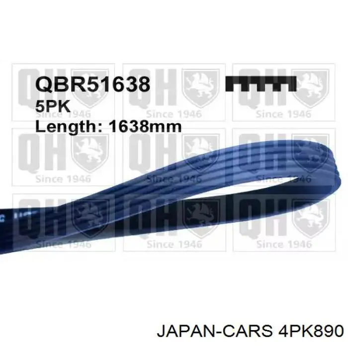 Correa trapezoidal Mazda 323 BG