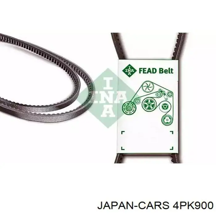 Correa trapezoidal Subaru Forester 1 S10, SF